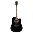 Акустическая гитара Rockdale Aurora D5 C BK Gloss, Черный - 1