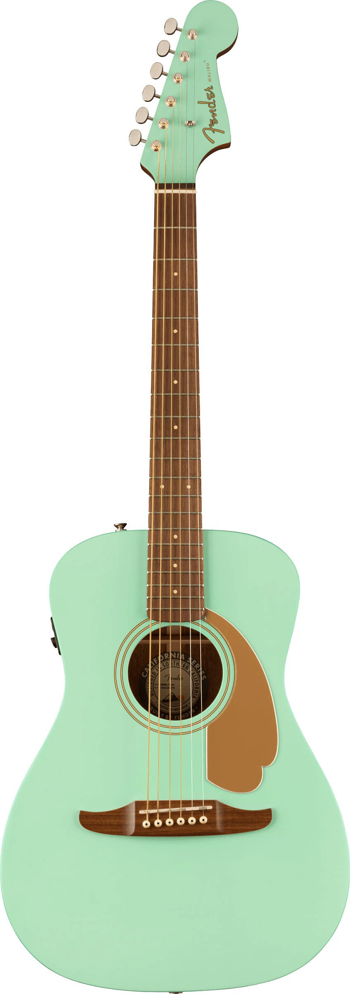 Акустическая гитара Fender Malibu Player Surf Green, Зелёный Surf - 2