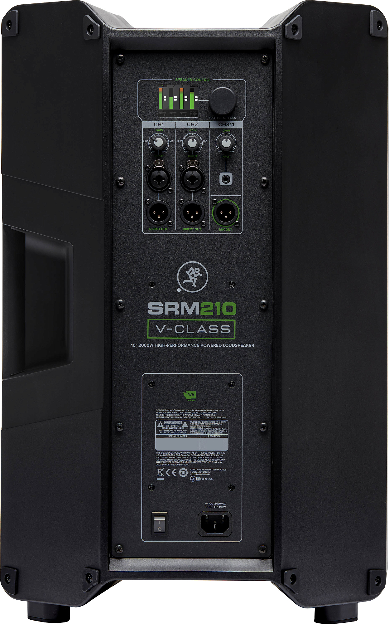 Активная акустическая система Mackie SRM210 V-Class, Синий - 14