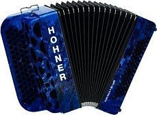 Кнопочный аккордеон Hohner Fun Nova II 80 light dark blue perloid celluloid (B-Stepped)