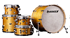 Барабанная установка Ludwig LCEM52204 Evolution Maple PRO, желтая, 3 коробки - 2