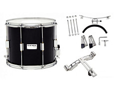 GEWA Marching Parade Drum Birch Black Chrome 14x12 маршевый парадный барабан