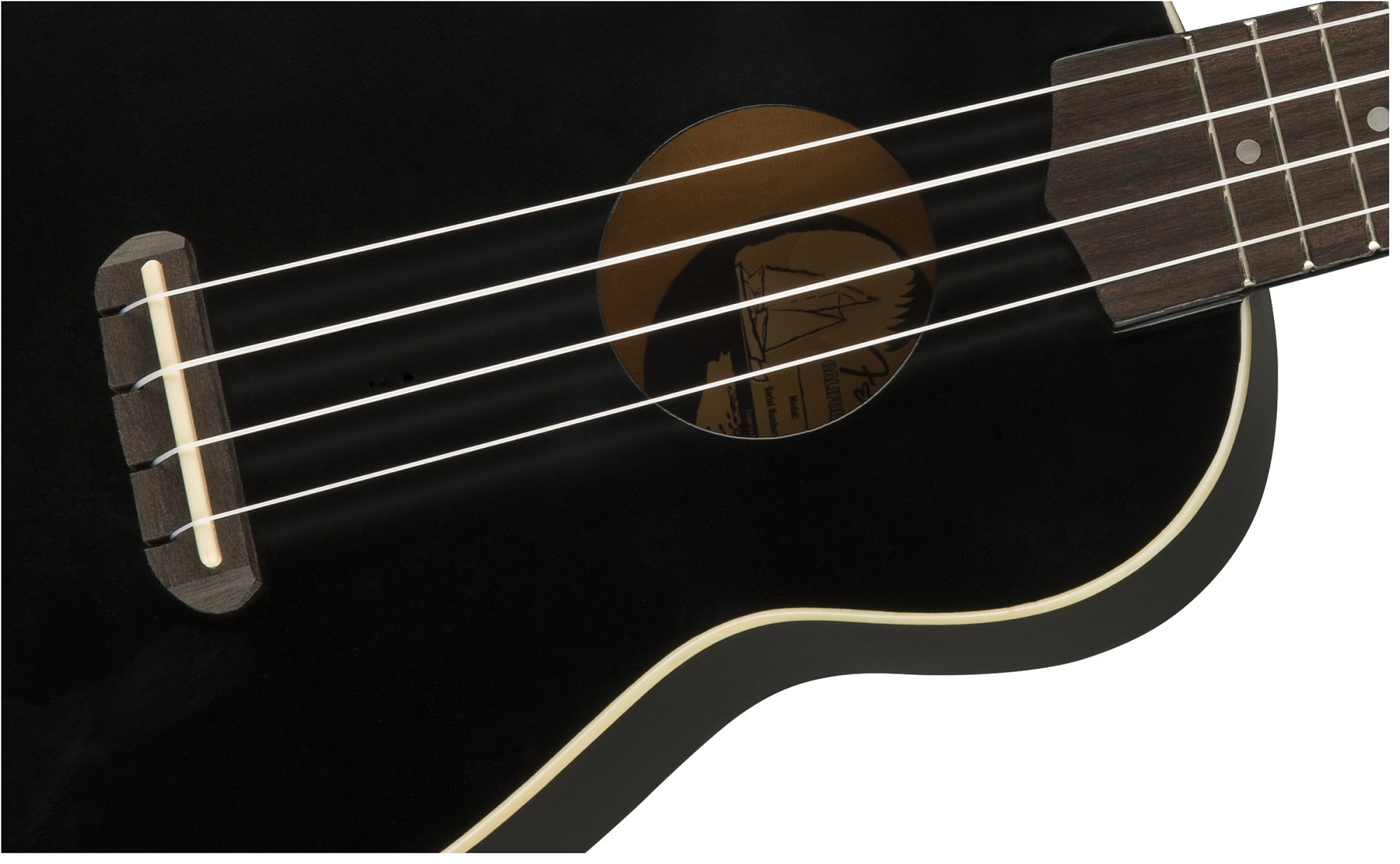 Укулеле Fender Ukulele VENICE Black - 13