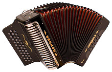 Баян диатонический Hohner Corona II XTREME GCF (black)