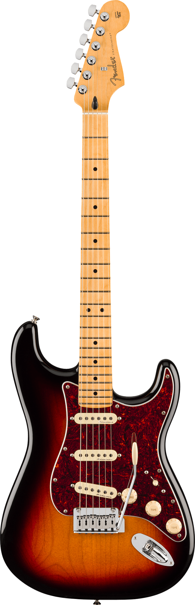 Электрогитара Fender Player II Modified Stratocaster MN 3TS, Санберст трёхцветный - 6