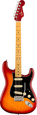 Электрогитара Fender ULTRA LUXE Stratocaster MN Plasma Red Burst, Санберст