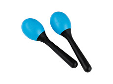 NINO569SB Маракасы пластиковые, синие, Nino Percussion