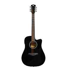 Акустическая гитара Rockdale Aurora D3 C BK E Gloss, Черный