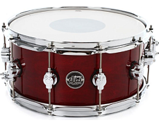 DRUM WORKSHOP SNARE DRUM PERFORMANCE LACQUER 14x6,5 Cherry Stain малый барабан