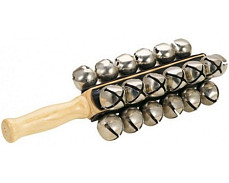 Latin Percussion CP374 Sleigh Bells бубенцы на деревянной ручке