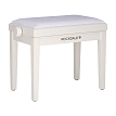 Банкетки для клавишных инструментов Rockdale RHAPSODY 135 SV WHITE - 1