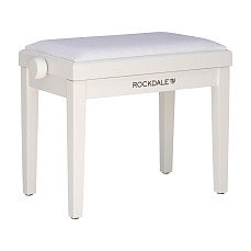 Банкетки для клавишных инструментов Rockdale RHAPSODY 135 SV WHITE