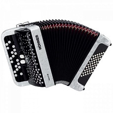 Кнопочный аккордеон Hohner NOVA II 48 White