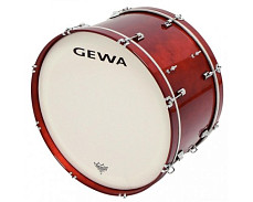 GEWA Marching Bass Drum 26x14 Red маршевый бас-барабан