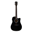 Акустическая гитара Rockdale Aurora D5 C BK E Gloss, Черный - 1
