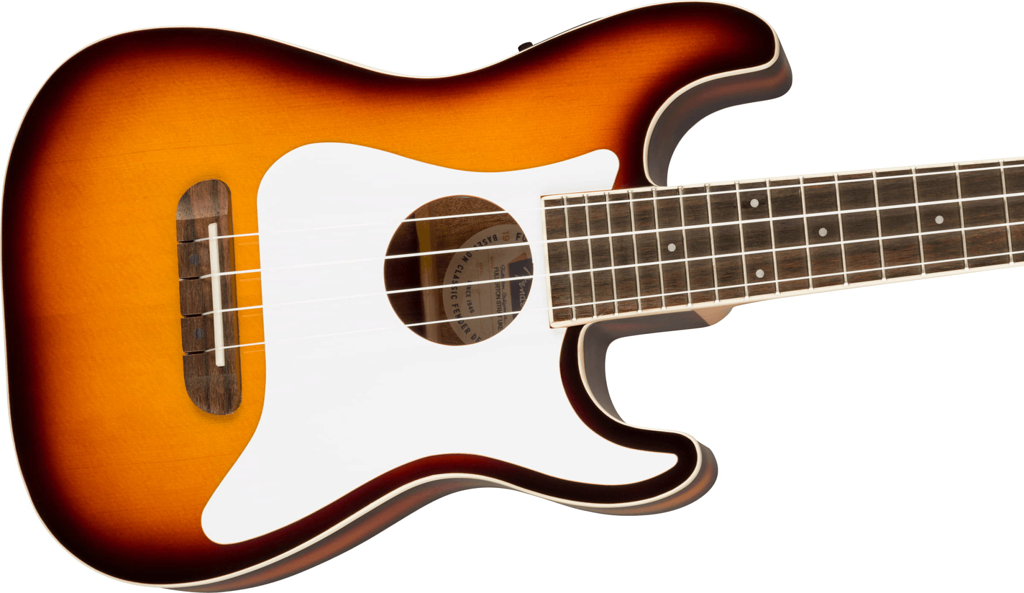 Укулеле Fender Fullerton Strat Uke Sunburst - 11