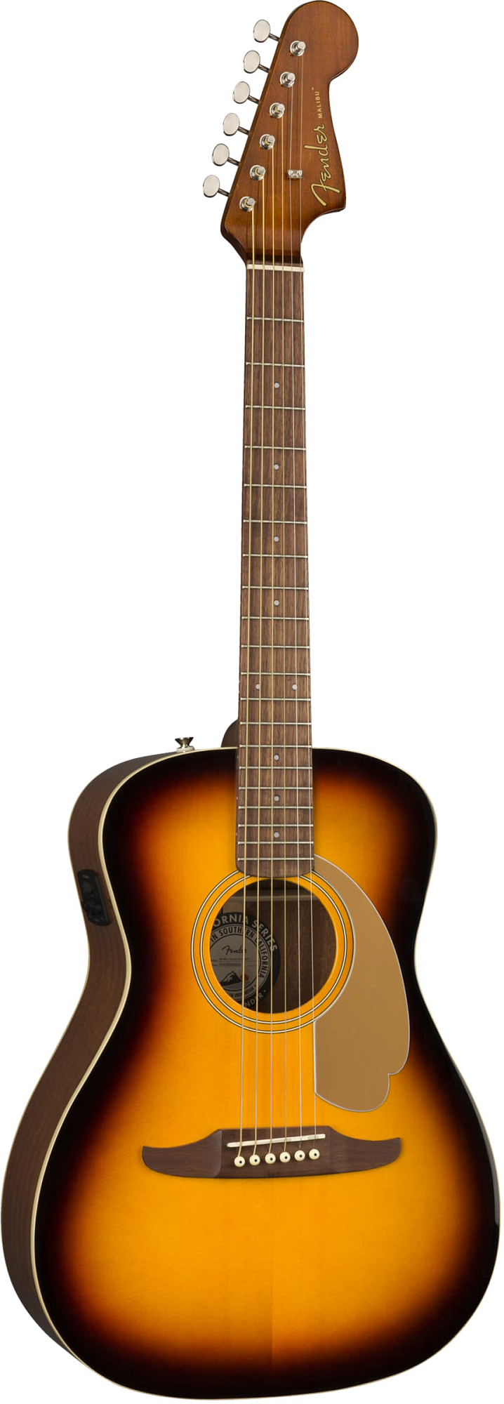Акустическая гитара Fender Malibu Player Sunburst - 11