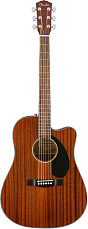 Акустическая гитара Fender CD-60SCE ALL MAH, Махагони