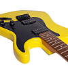 Электрогитара Rockdale Stars Plus HT HH Maple Neon Yellow, Жёлтый - 7