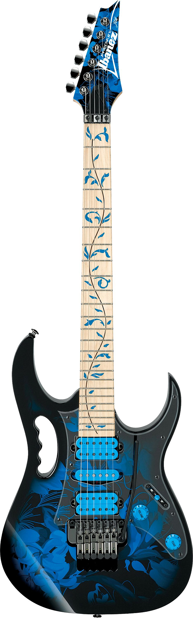 Электрогитара Ibanez PREMIUM JEM77P-BFP, Синий - 2