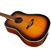 Акустическая гитара Rockdale Aurora D6 Sb Gloss, Sb Gloss - 4