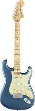 Электрогитара Fender American Performer Stratocaster MN SATIN LAKE PLACID BLUE, Синий Lake Placid