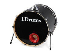 5001013-2218 Бас-барабан 22 x 18, черный, LDrums