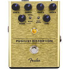 Педаль эффектов Fender PUGILIST DISTORTION PEDAL, Черный