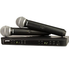 Микрофон Shure BLX288E/PG58, черный