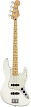 Бас-гитара Fender PLAYER Jazz Bass MN Polar White, Белый полярный - 1