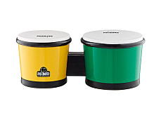 NINO19G/Y Бонго 6,5 х 7,5, пластик АБС, зеленый/желтый, Nino Percussion