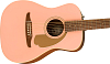 Акустическая гитара Fender Malibu Player Shell Pink, Розовый Shell - 4