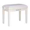 Банкетки для клавишных инструментов Rockdale RHAPSODY 135 SV WHITE - 2