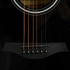 Акустическая гитара Rockdale Aurora D3 C BK E Gloss, Черный - 7