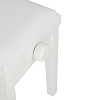 Банкетки для клавишных инструментов Rockdale RHAPSODY 135 SV WHITE - 7