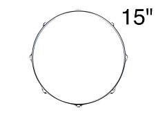 HA08-161508SCR Обод малого и том барабана 15, нижний, сталь 1.6мм, LDrums
