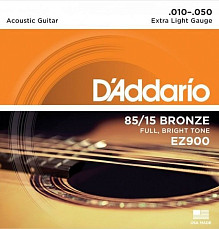 Струны D'Addario EZ900 Set Acous GTR 85/15 X-Lite