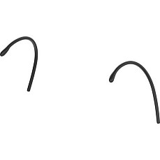 Ушной крючок Sennheiser EARHOOK BLACK, 10 PCS