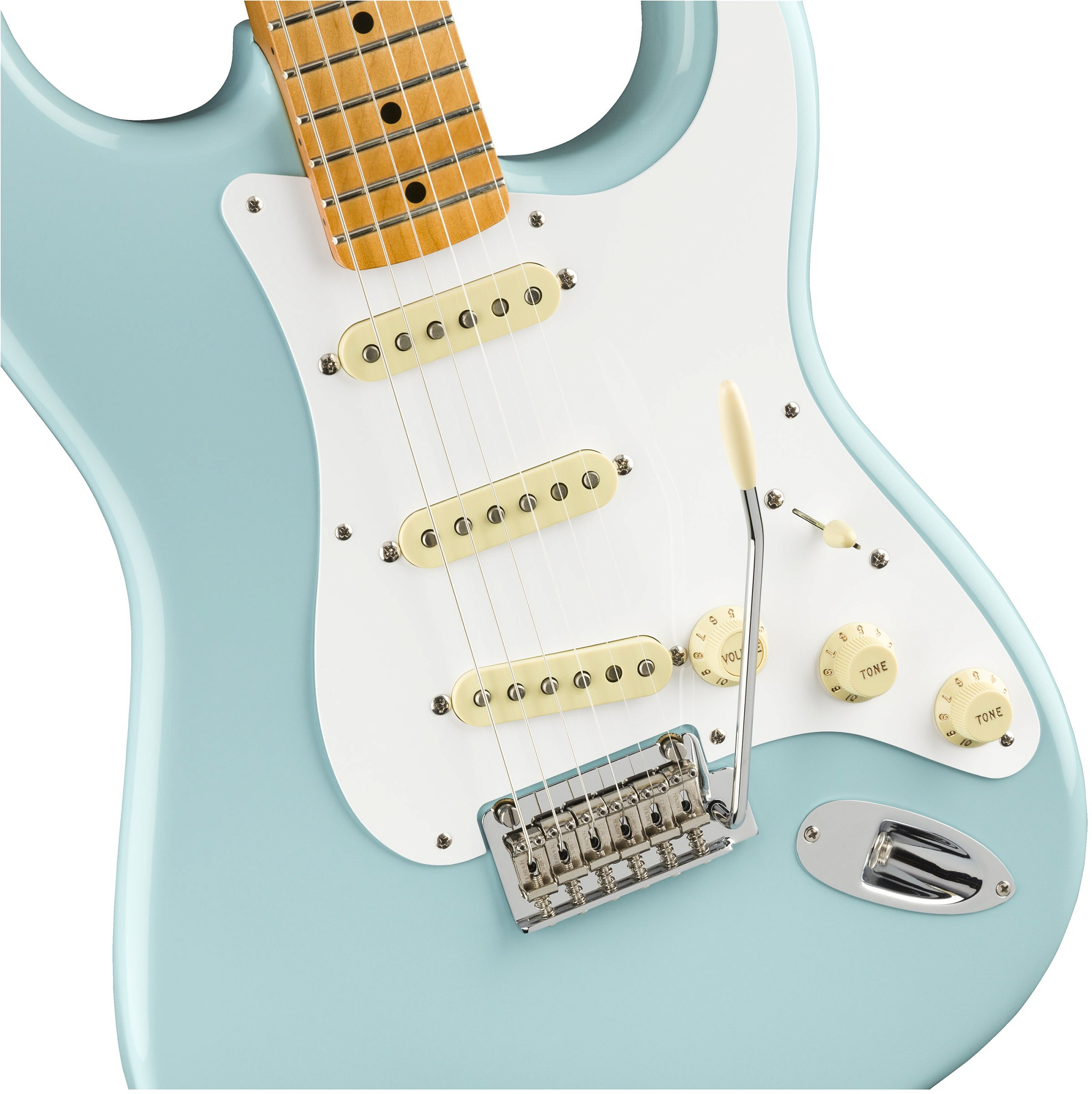Электрогитара Fender VINTERA '50s Stratocaster Modified Daphne Blue, Голубой Daphne - 9