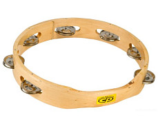 Latin Percussion CP389 Tambourine Single Row тамбурин деревянный