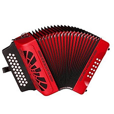 Аккордеон диатонический Hohner El Rey del Vallenato GCF (red)