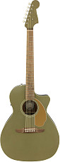 Акустическая гитара Fender Newporter Player Olive Satin, Оливковый