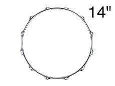 HA01-231412SCR Обод малого и том барабана 14, нижний, сталь 2.3мм, LDrums