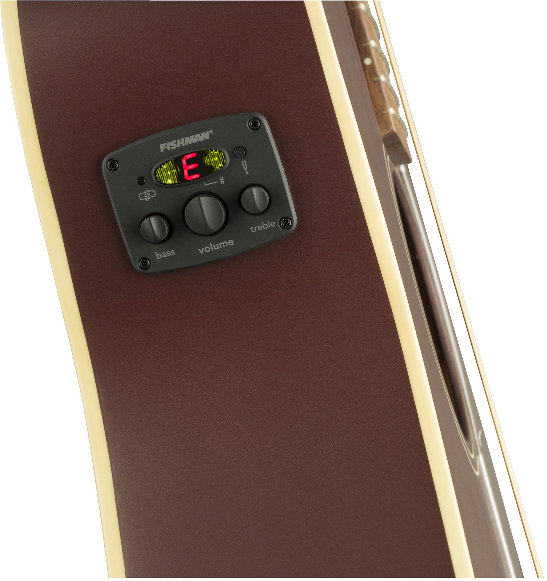 Акустическая гитара Fender Malibu Player Burgundy Satin, Бордовый - 13
