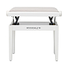 Банкетки для клавишных инструментов Rockdale RHAPSODY 135 SV WHITE GREY - 4