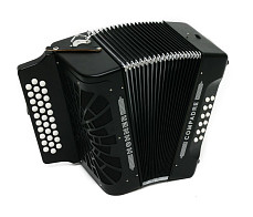 A4802 COMPADRE A/D/G Black Аккордеон кнопочный Hohner