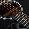 Акустическая гитара Rockdale Aurora D5 C BK E Gloss, Черный - 5