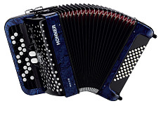 A4254 NOVA II 48 Blue Аккордеон кнопочный Hohner