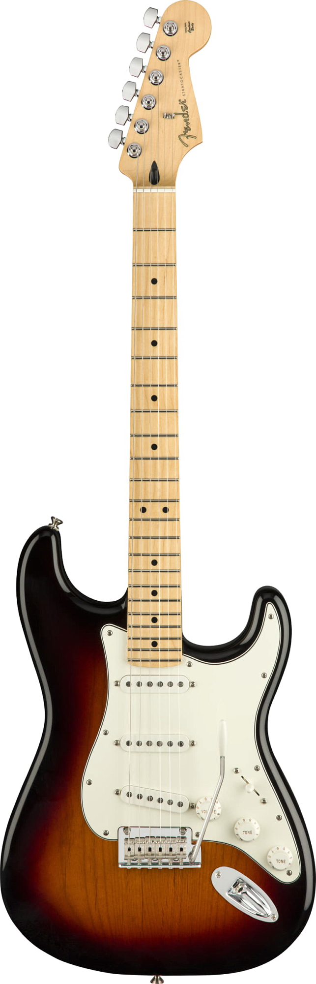 Электрогитара Fender PLAYER Stratocaster MN 3-Tone Sunburst, Санберст трёхцветный - 8