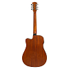 Акустическая гитара Rockdale Aurora D3 C BK E Gloss, Черный - 3